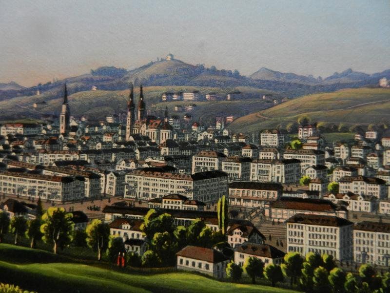 Incisioni: St.Gallen von Dikenmann – Usato da Risch venduto da Rischli15 7