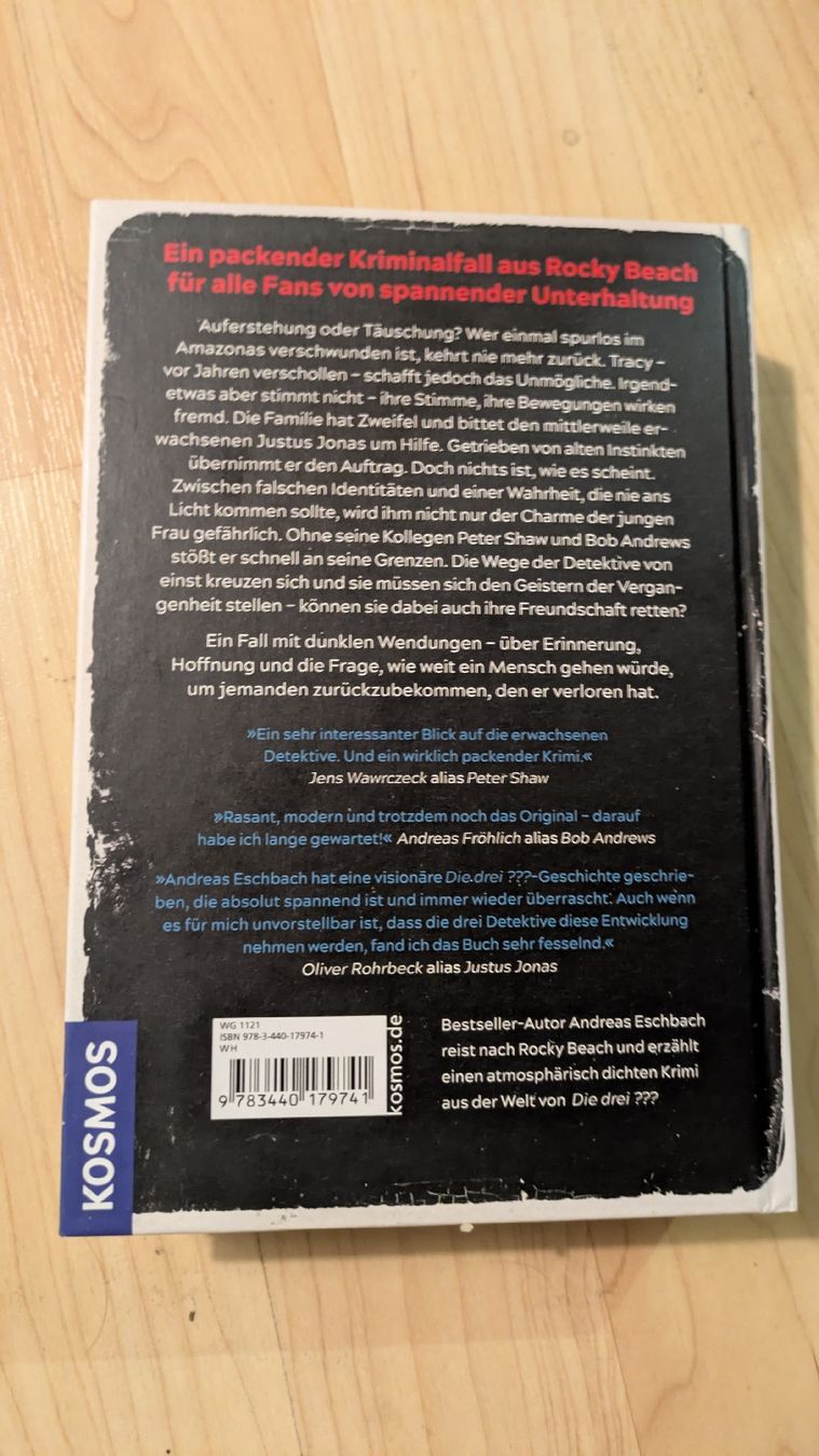 Libri: Die Drei ??? Die Auferstehung von  Andreas Eschbach – Usato da Adliswil venduto da manuelsommer87 1