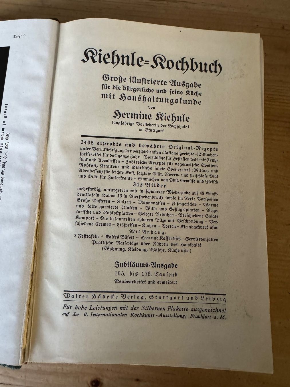 Bücher: Riehle-Kochbuch, Grosse illustrierte Ausgabe1941 – Gebraucht aus Neftenbach von Rose40 4