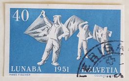 MA364) W32a, LUNABA Ausschnitt aus Sonderblock Kt. 100.-