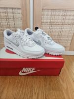 Nike Air Max 90 White/Mettalic Silver Blue-Joy, t.38, neuve