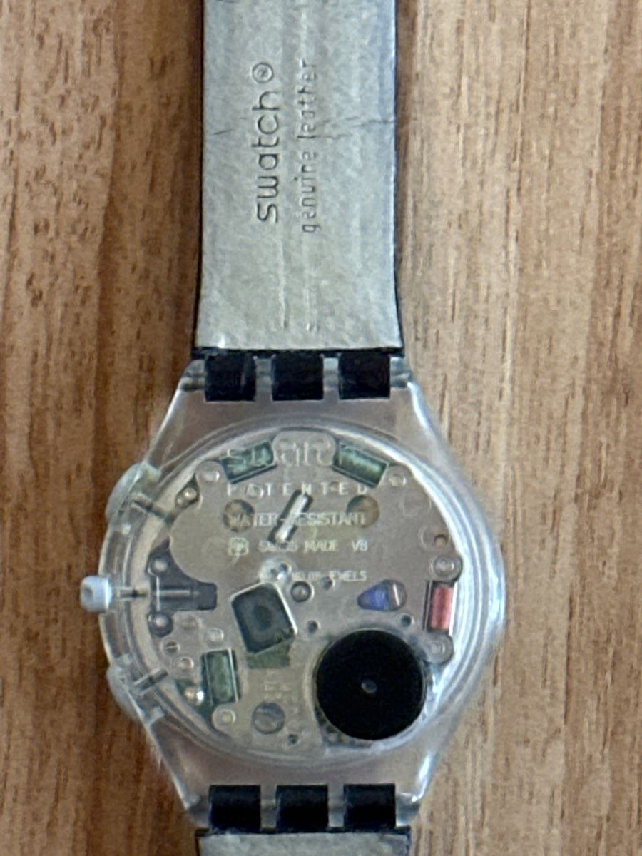 Swatch Orologi: Swatch Chrono Uhr mit Lederarmband 2000 – Usato da Heiden venduto da fam_797q 3