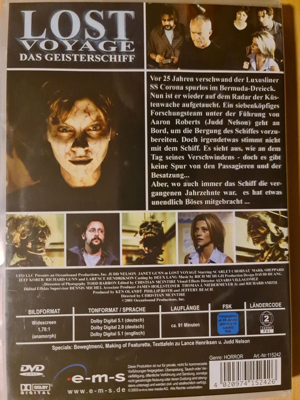 Tutti i DVDs: Lost Voyage – Usato da Dintikon venduto da Vexi 1