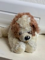 Vintage STEIFF Plüsch-Hund (20 cm) mit originaler Plombe – R