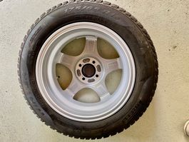 4 ALUFELGEN MIT WINTEREIFEN 175/65 R15 - TOP ZUSTAND