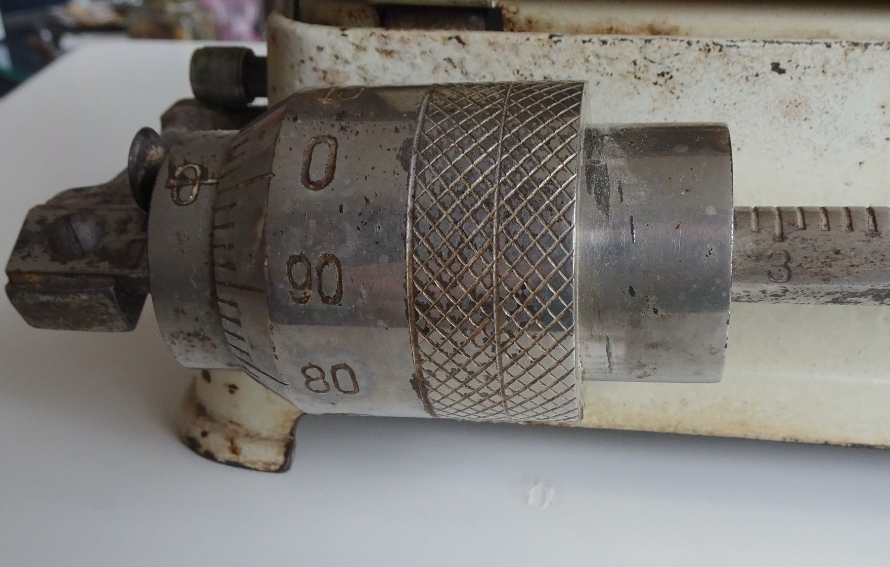 Tutte le decorazioni: Antike Küchenwaage mit Messingtablar, ca. 80 Jahre alt – Usato da Zürich venduto da ganzgut1001 3