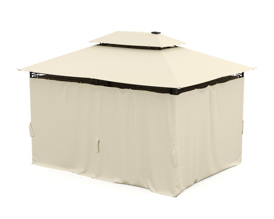 Gartenpavillon mit integrierter LEDBeleuchtung 3 x 4 Meter Kaufen