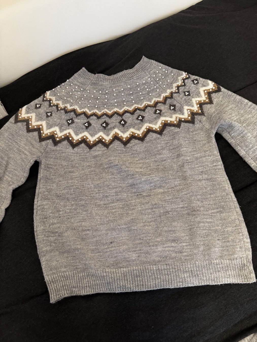 Pullover & Sweatshirts: Pull Springfield Gris Perles Taille L Hiver Chaud – Gebraucht aus Martigny von ber_tdz7 4
