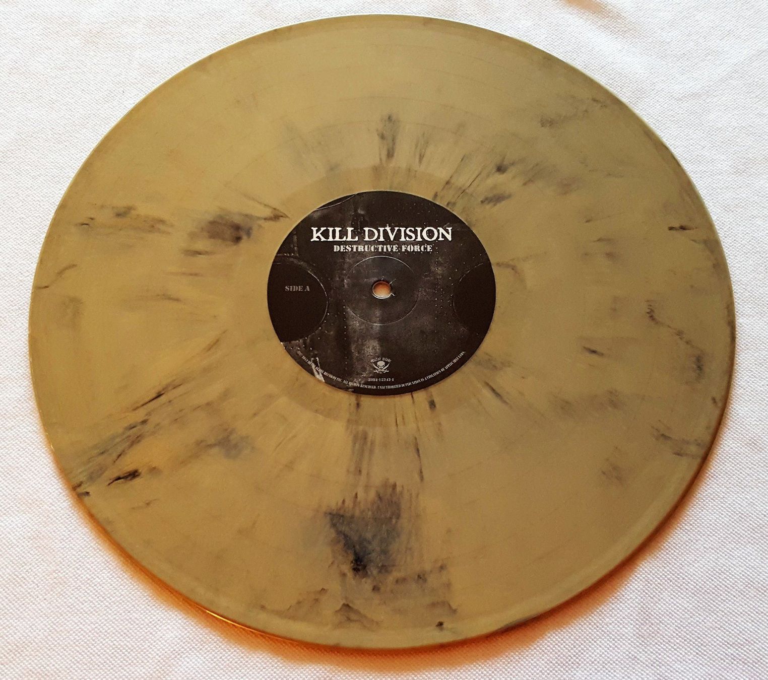 Schallplatten: Kill Division - Destructive Force - 2013 Beige Marbled Vinyl – Neu (gemäss Beschreibung) aus Uster von Zardodel 2