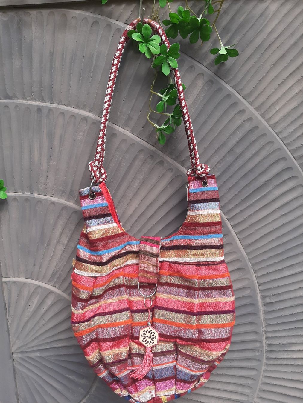 Borse: Schöne bunte Tasche aus Stoff – Usato da Bern venduto da Preloved_NILE_4.Sale 2