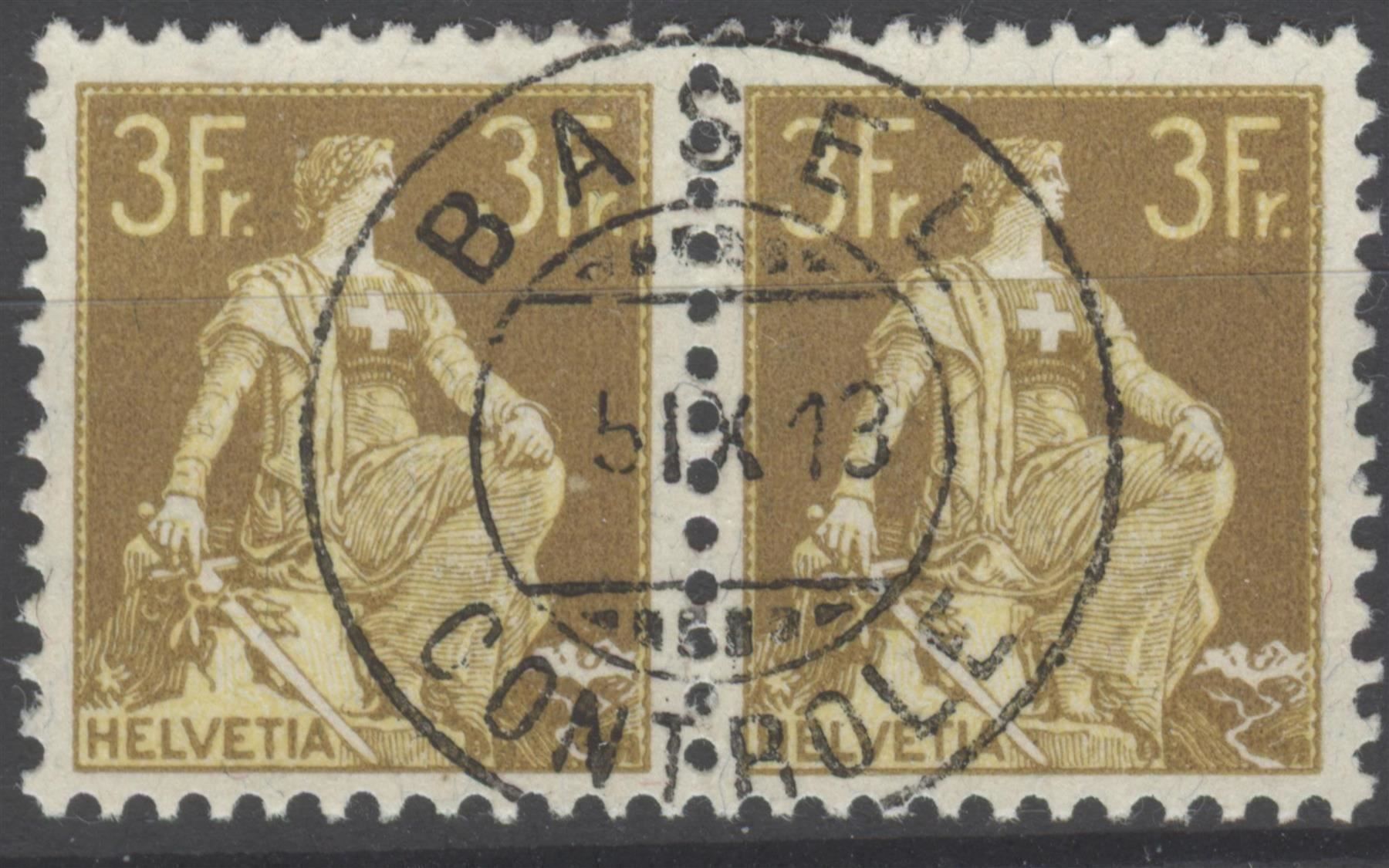 Tutti i francobolli: Vollstempel Basel auf 116 Paar – Usato da Uster venduto da giorgiotr