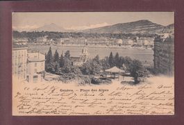 GENEVE - Place des Alpes - 1898 Charnaux Frères
