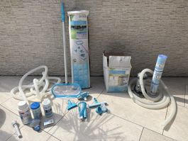 Intex Poolzubehoer Set Filterpumpe Reinigungsset neuwertig
