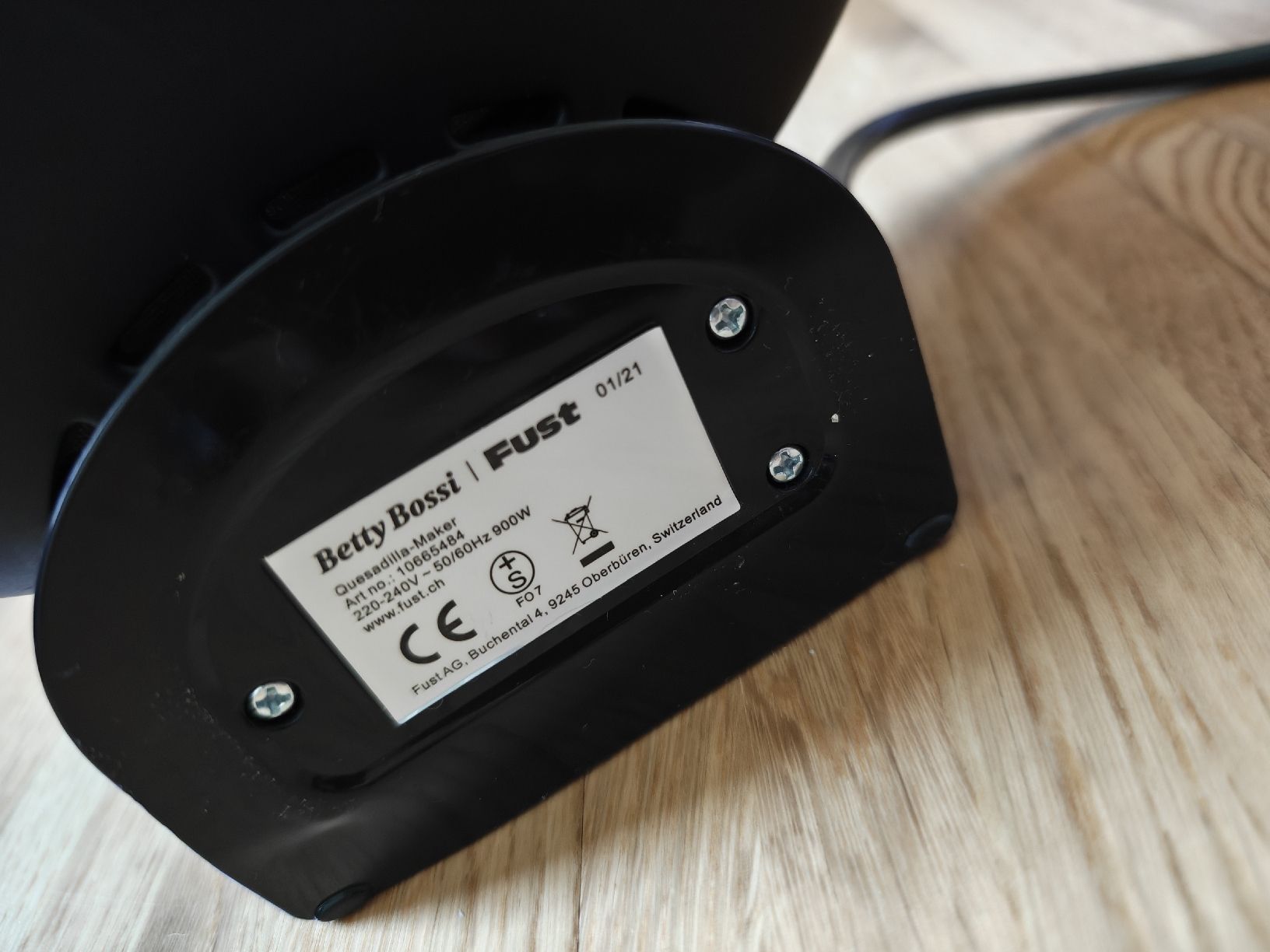Betty Bossi Küchengeräte: Quesadilla Maker Betty Bossi Fust – Neu (gemäss Beschreibung) aus Zürich von seconda_chance 4
