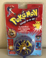 8 Pokémon Murmeln mit Raichu Sammelbox Neu & Sealed