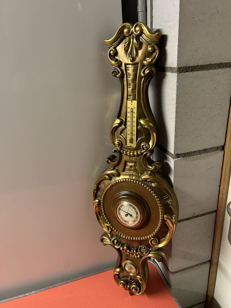 Altri elettrodomestici e apparecchi d’epoca: Antike Barometer, Thermometer, Hygrometer, Goldfarben. 50 – Usato da Lanzenhäusern venduto da vic63 8