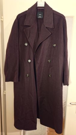 Mango Wollmantel, braun (EU XS, neu)