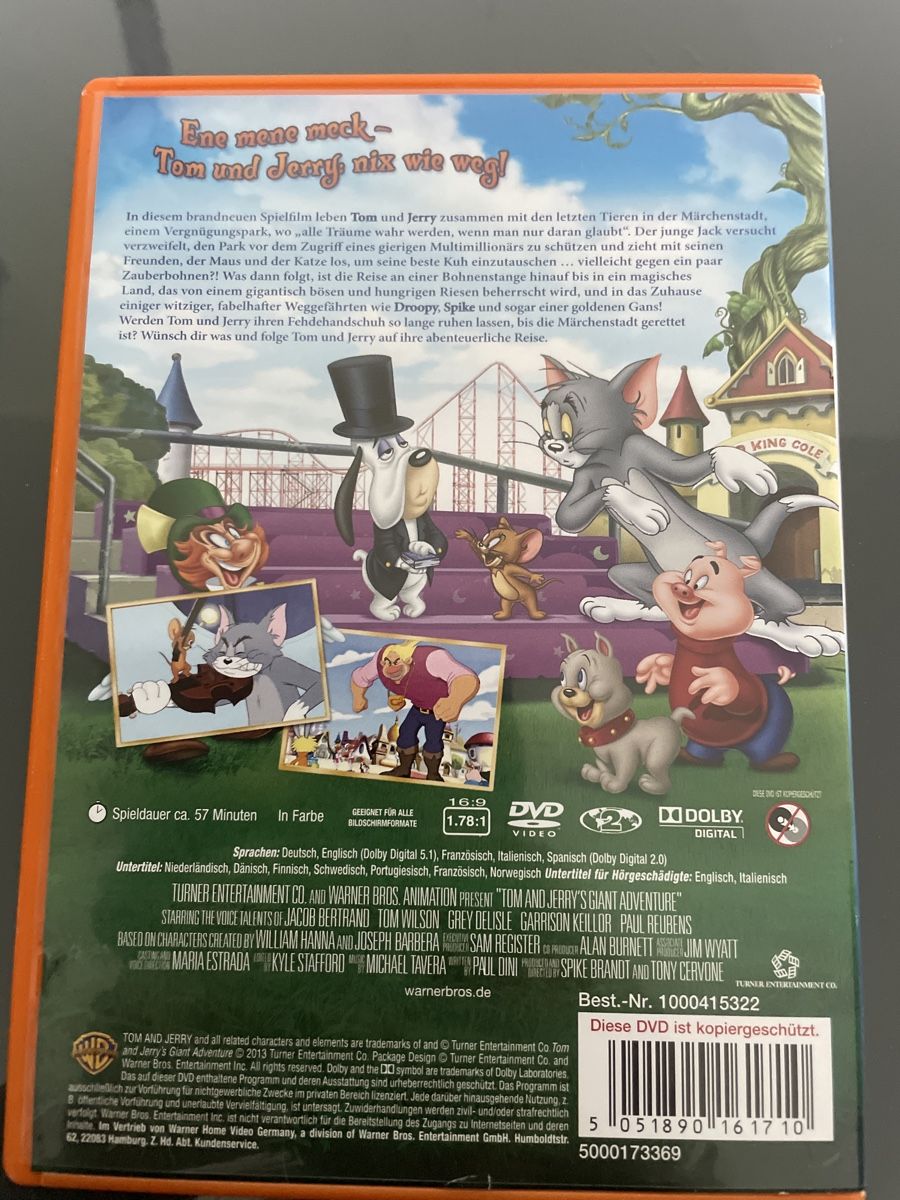 Tutti i DVDs: DVD Tom & Jerry - Ein gigantisches Abenteuer - Der Spielfilm – Usato da Unterkulm venduto da son_fcs2 1