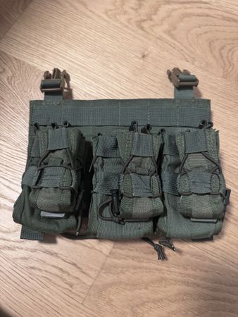 Chest Rig Magazinhalterung oliv guter Zustand