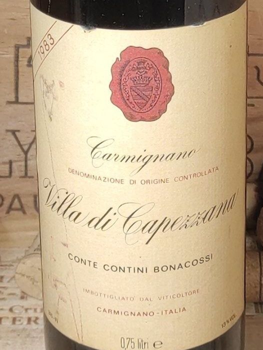 Wein: 1983 Villa di Capezzana – Neu (gemäss Beschreibung) aus Büsserach von Vintage-vins