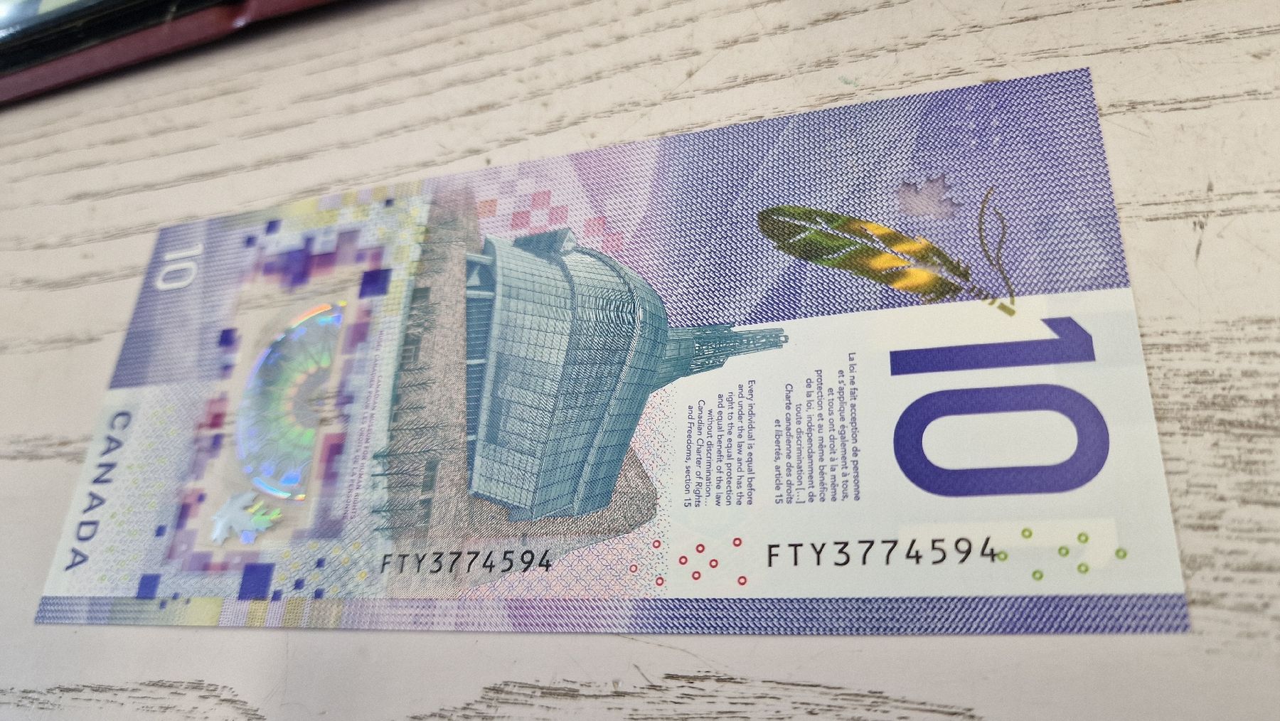 Billets de banque: 10 CAD Kanada Banknote 2018  – Neuf avec emballage d'origine à Herisau par Antiques.AR 1