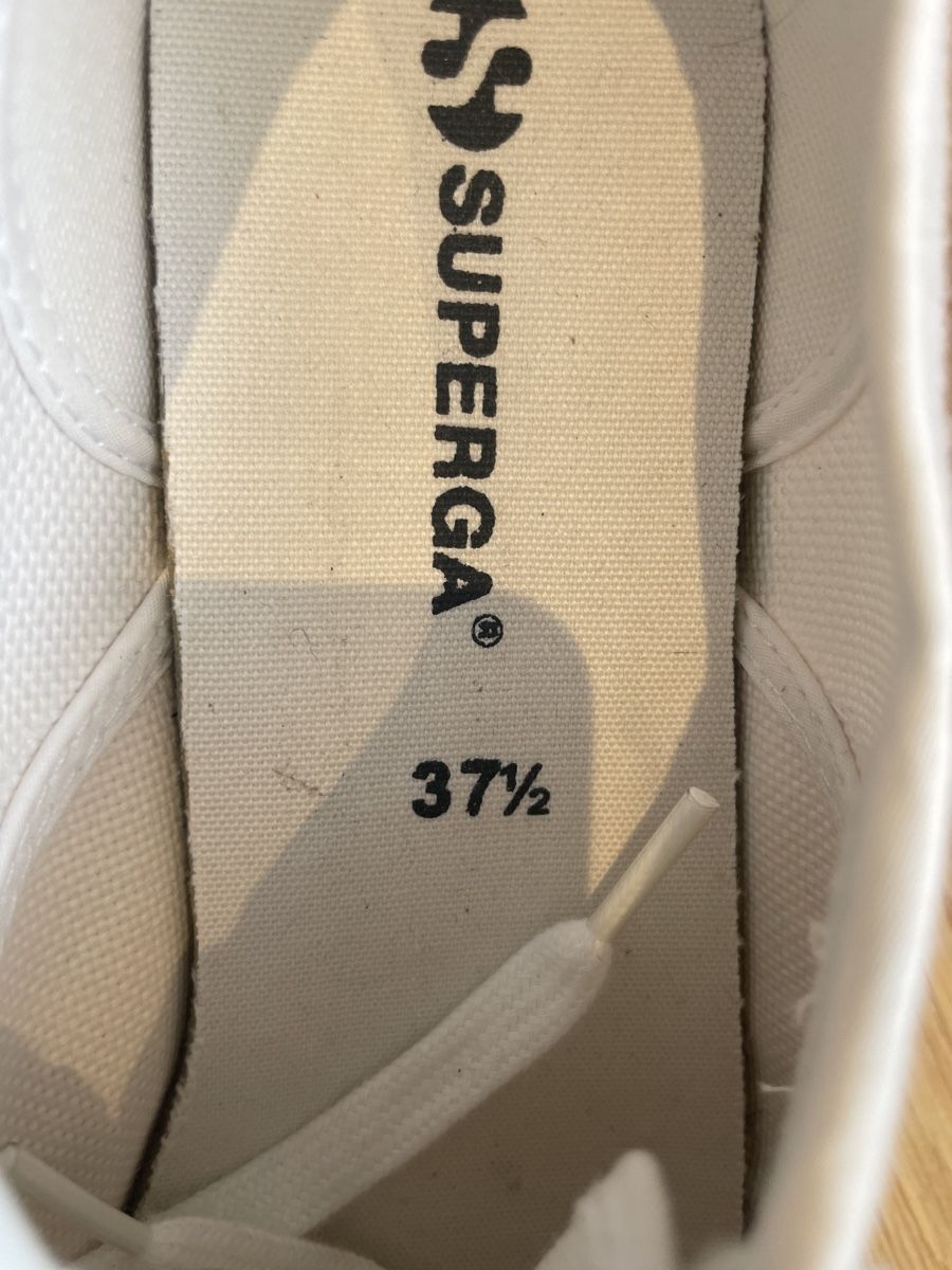 Superga Scarpe da donna: Weisse Superga Schuhe, Gr. 37.5 – Nuovo (secondo la descrizione) da Arbon venduto da llaauraa 6