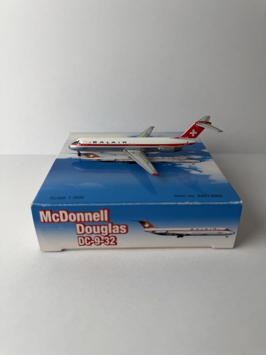 McDonnell Douglas Kit di modellismo & Modellini statici: Balair DC-9-32 1:400 – Usato da Kloten venduto da Bruchpilot747 1