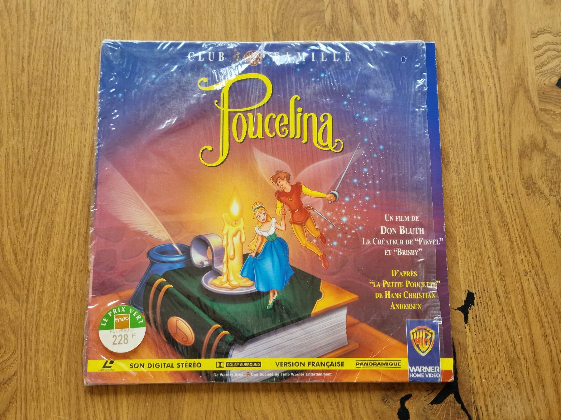 Tous les DVDs: Poucelina - LaserDisc - PAL VF – D'occasion à Courgenay par Periote00