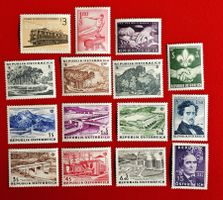 ÖSTERREICH LOT EISENBAHN PFADFINDER 1962** POSTFRISCH