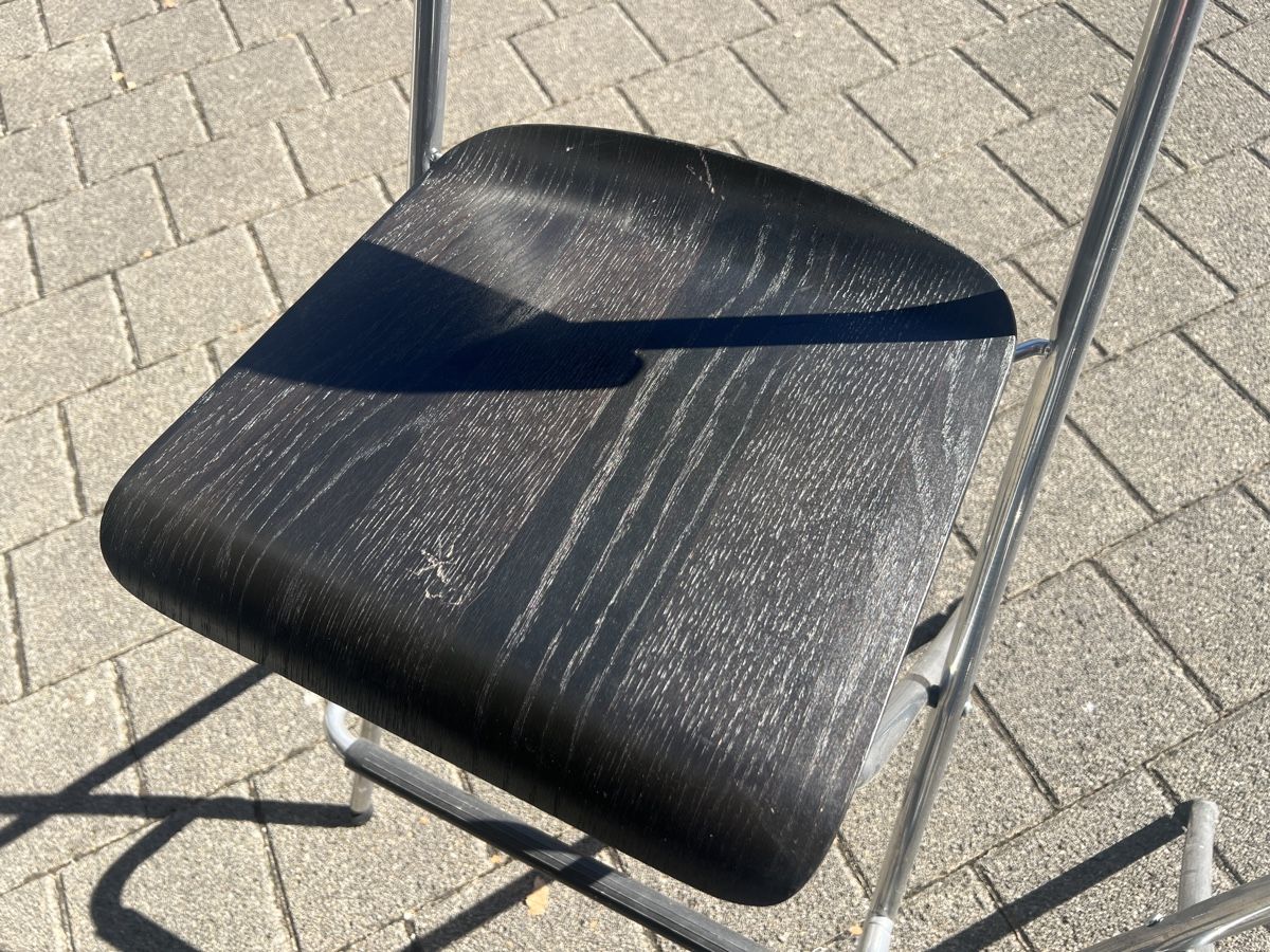 Ikea Chaises: 2 Barhocker Klappstühle IKEA schwarz – D'occasion à Wohlenschwil par SmokyAnnie 2