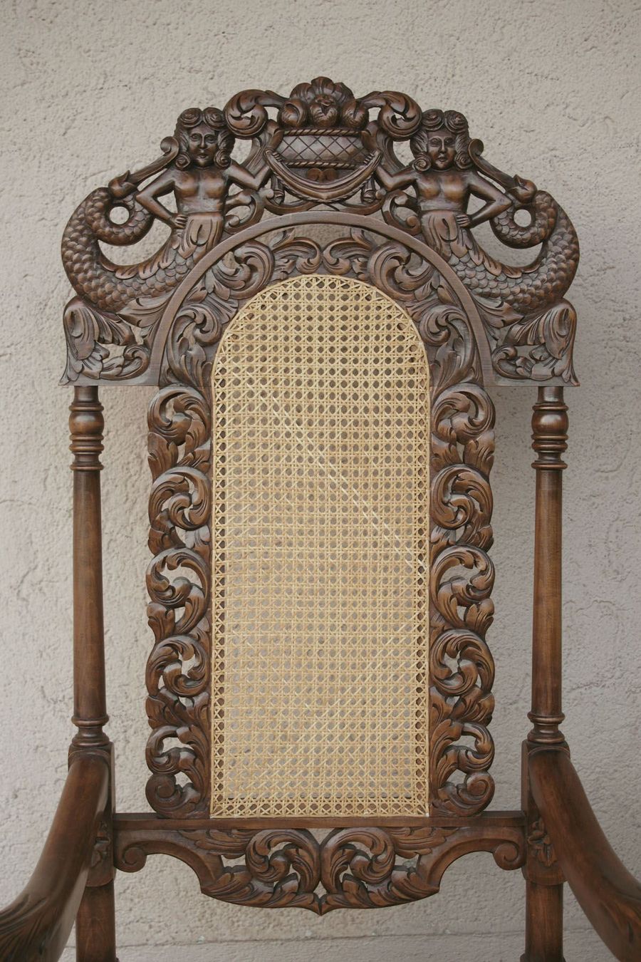 Poltrone: Paar Neo-Renaissance Thronsessel – Usato da Meggen venduto da Trouvaillen 5