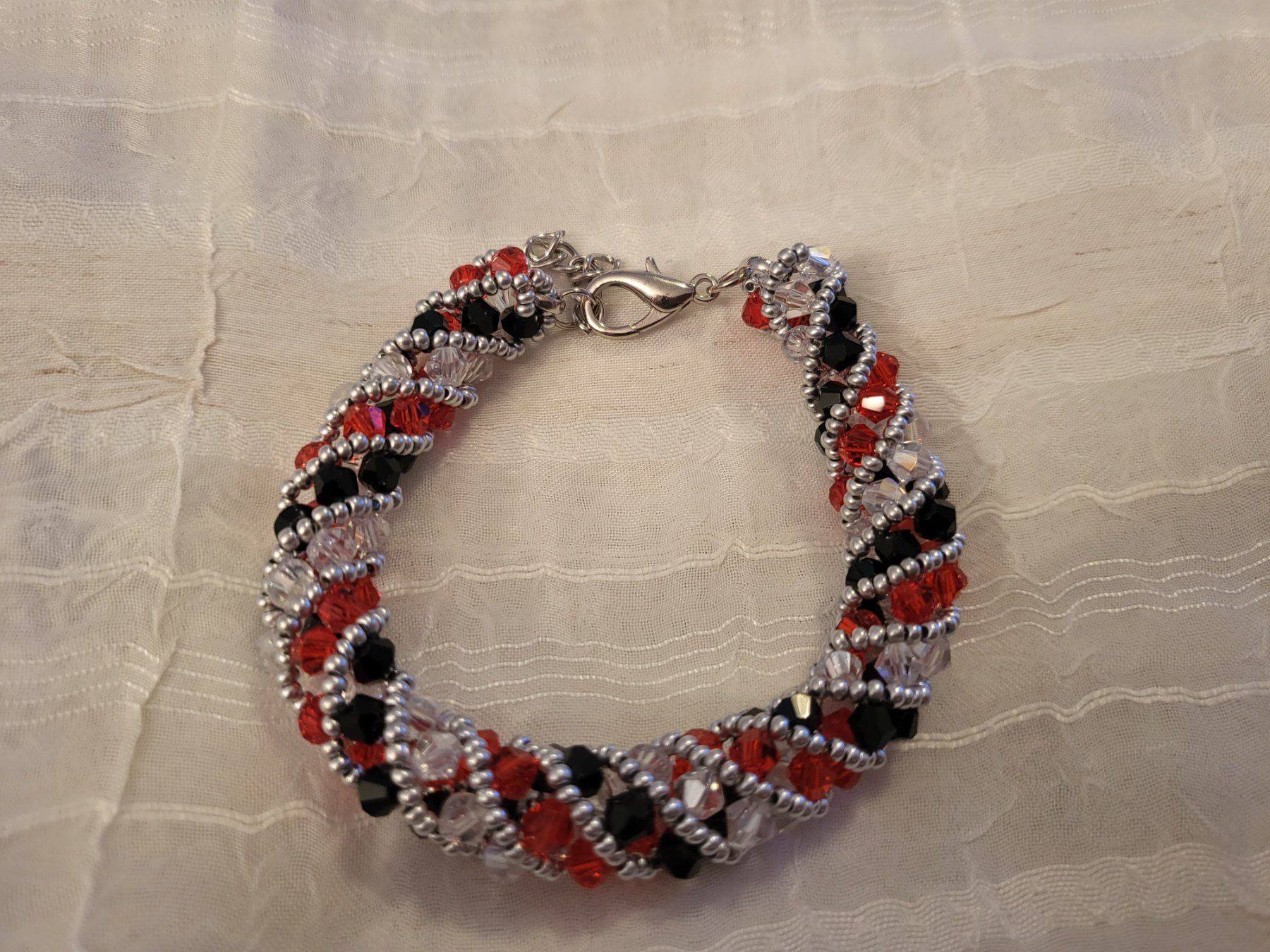 Bracciali & Braccialetti: Handgemachte Armkette aus Glasperlen – Nuovo e nell'imballaggio originale da Dietikon venduto da Eleda 2