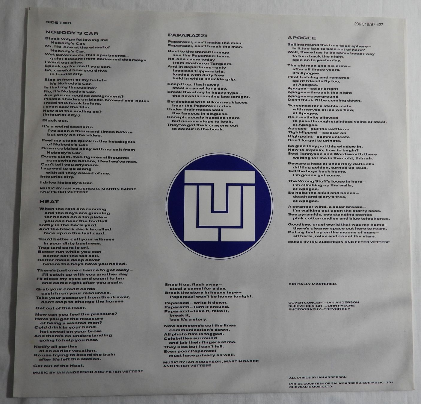 Vinyles: JETHRO TULL UNDER WRAPS LP 1984 – D'occasion à Dübendorf par mar_85sd 3