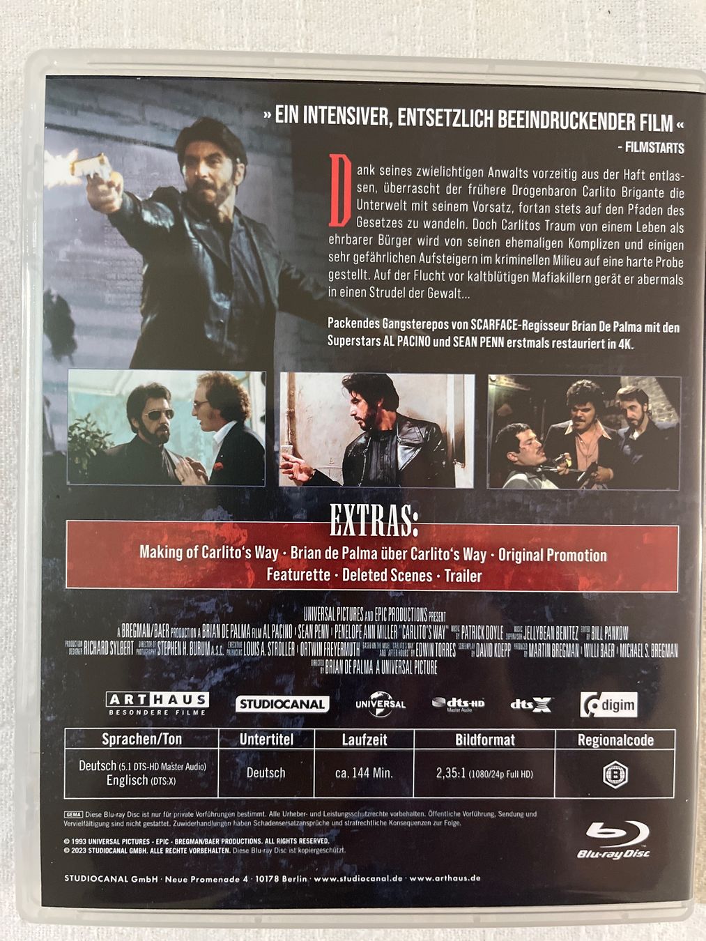 Alle DVDs: Carlitos Way – Gebraucht aus Basel von patku79 1