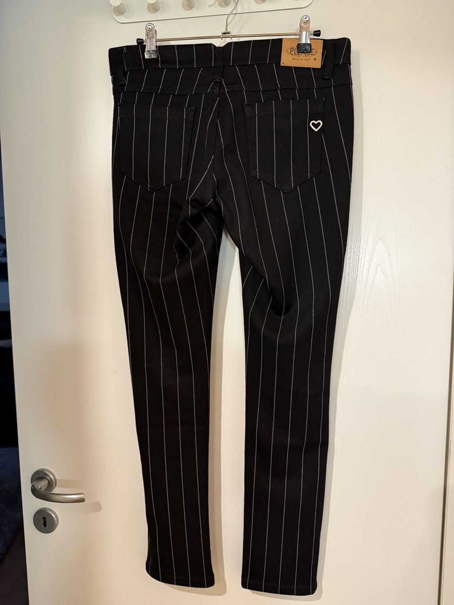 Anouk Hosen: Pantalon noir/blanc PLEASE - Taille S – Gebraucht aus MASSONGEX von Luluone 2