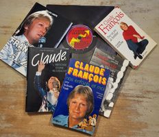 Lot 6 livres Claude François