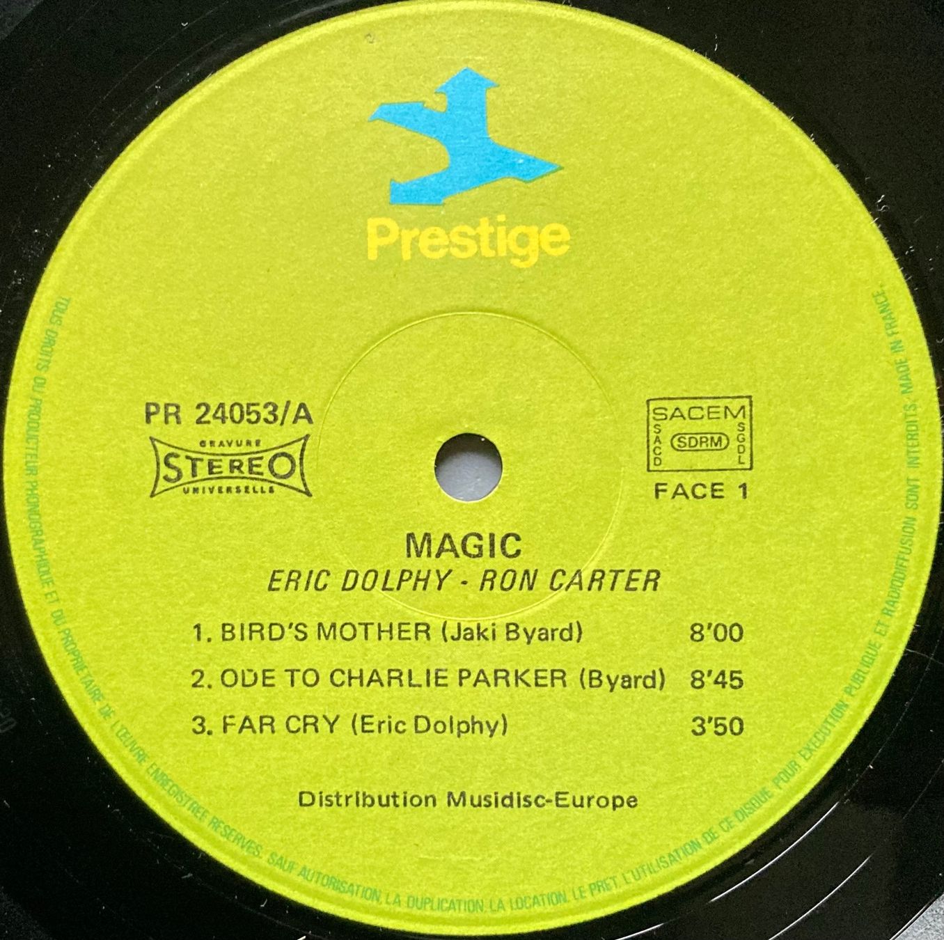 Schallplatten: ERIC DOLPHY / RON CARTER - MAGIC – Gebraucht aus Poliez-Pittet von Newtown-Records 2