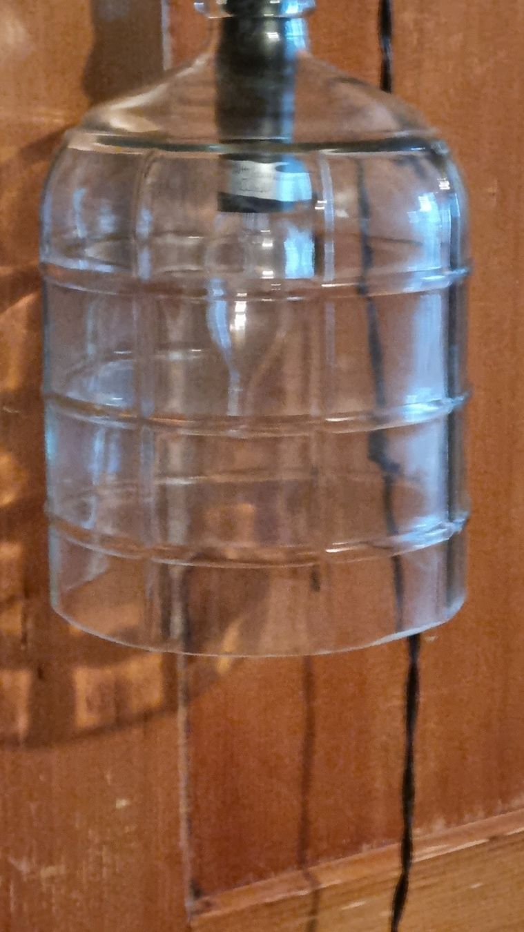 Lampade: Glas Flasche Hängelampe – Usato da Basel venduto da Jcva 3