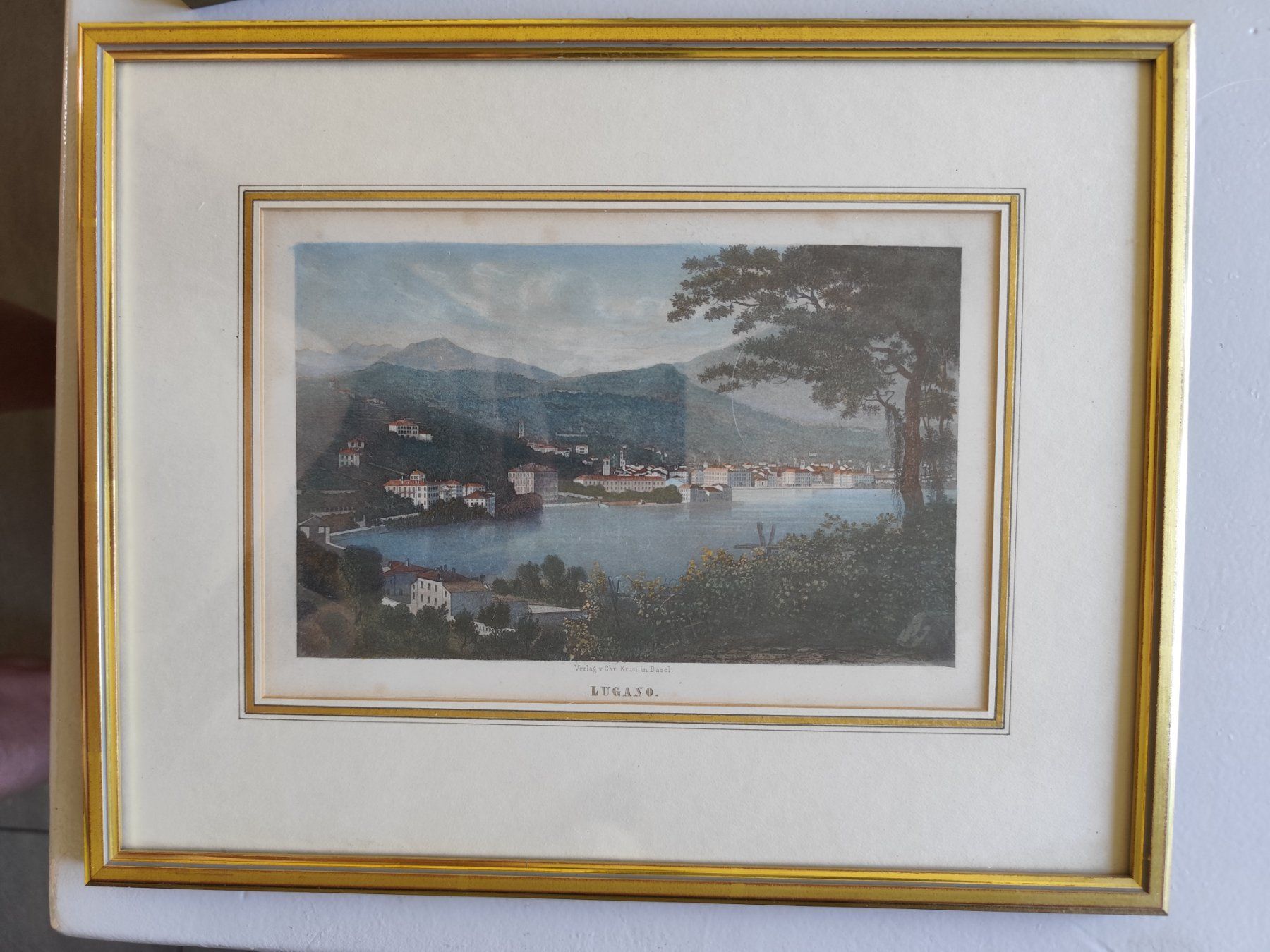 Gravures: Kupferstiche 'Lugano' – D'occasion à Uerikon par guggif 1