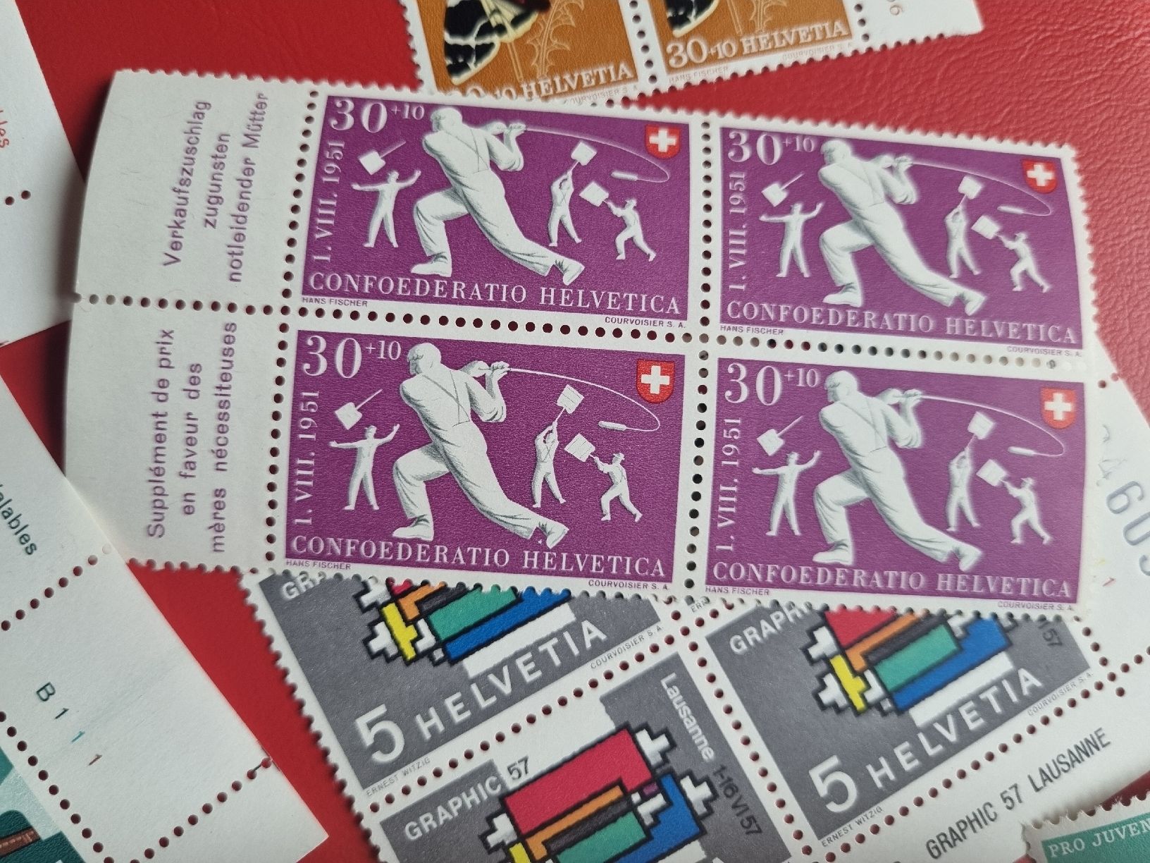 Alle Briefmarken: SAMMLUNG SCHWEIZ - BLÖCKE MEIST POSTFRISCH – Neu (gemäss Beschreibung) aus Heimenschwand von rog_p7h9 1