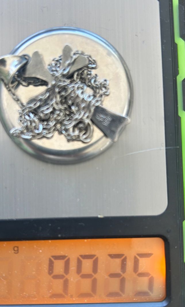 Anhänger: Silver cross hallmarked on chain - in pouch – Gebraucht aus Zollikon von kmg1 4