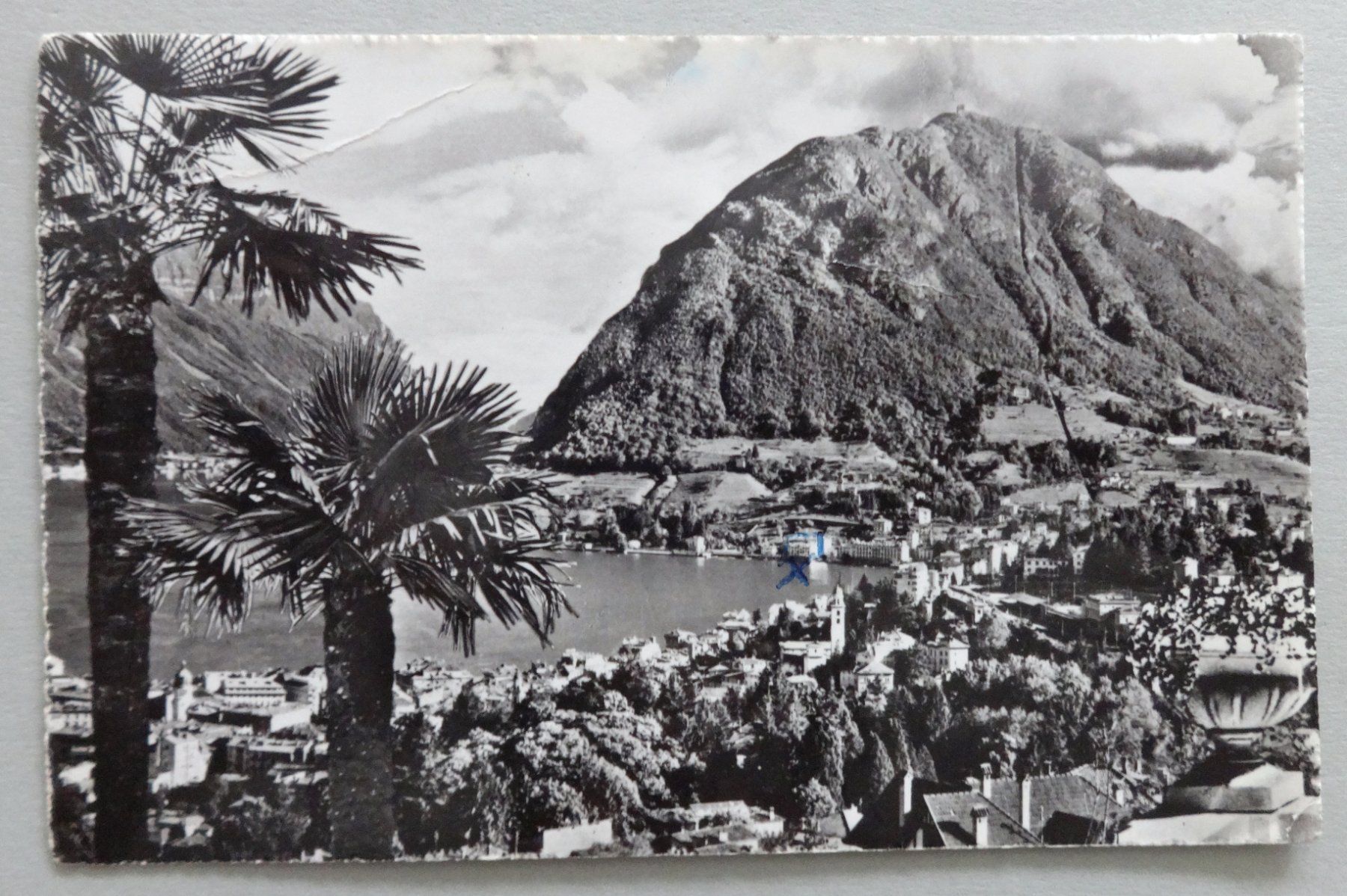 Ansichtskarten: Lugano, Mte S. Salvatore – Defekt aus Fétigny von Billy2miny