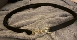 Anna Field Gürtel schwarz/gold verstellbar – Grösse 135