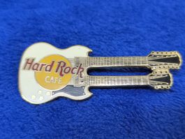 Hard Rock Cafe Doppelhalsgitarre Brosche Pin