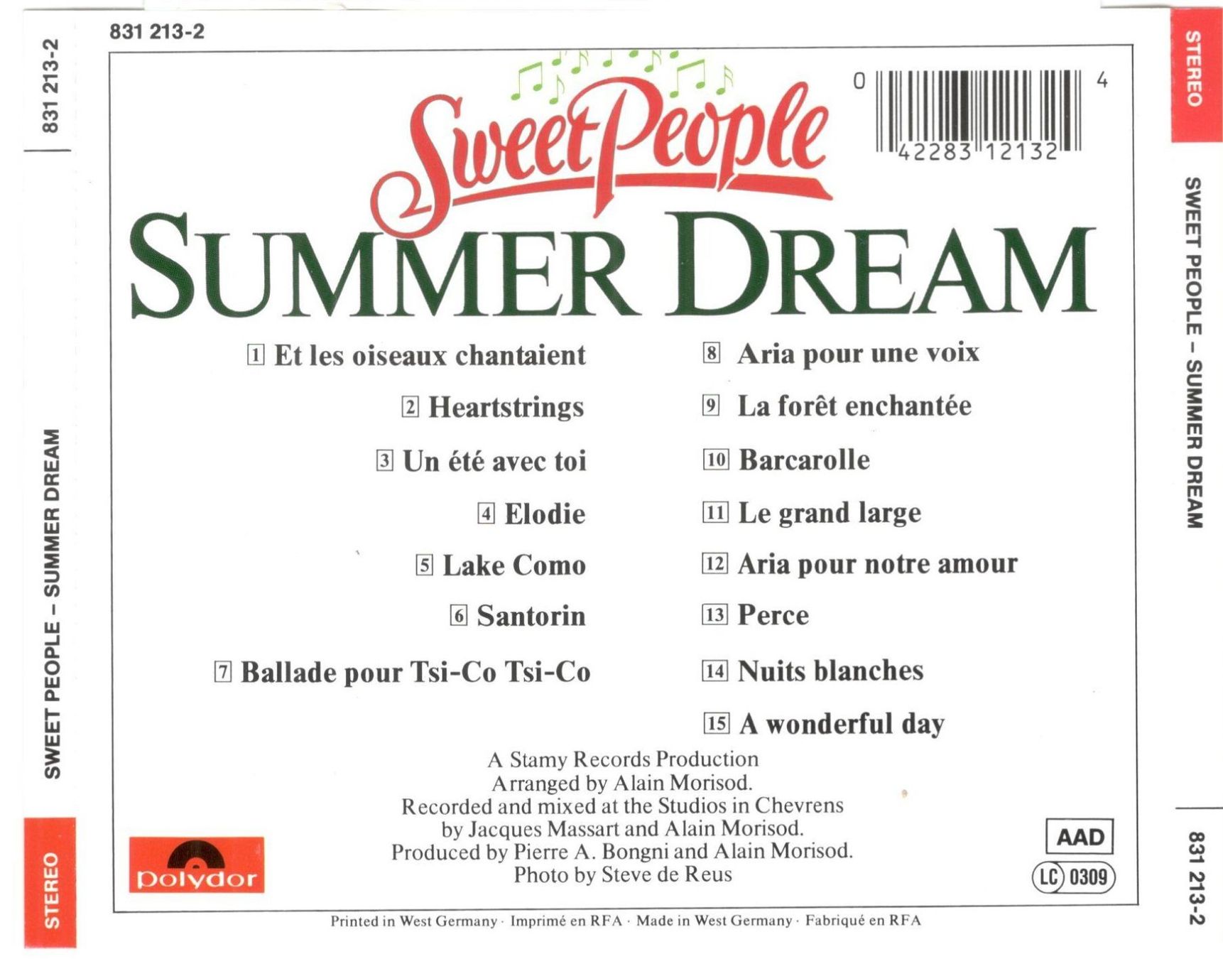 CD: Sweet People CD Summer Dream – Usato da St. Margarethen TG venduto da ursk10 1