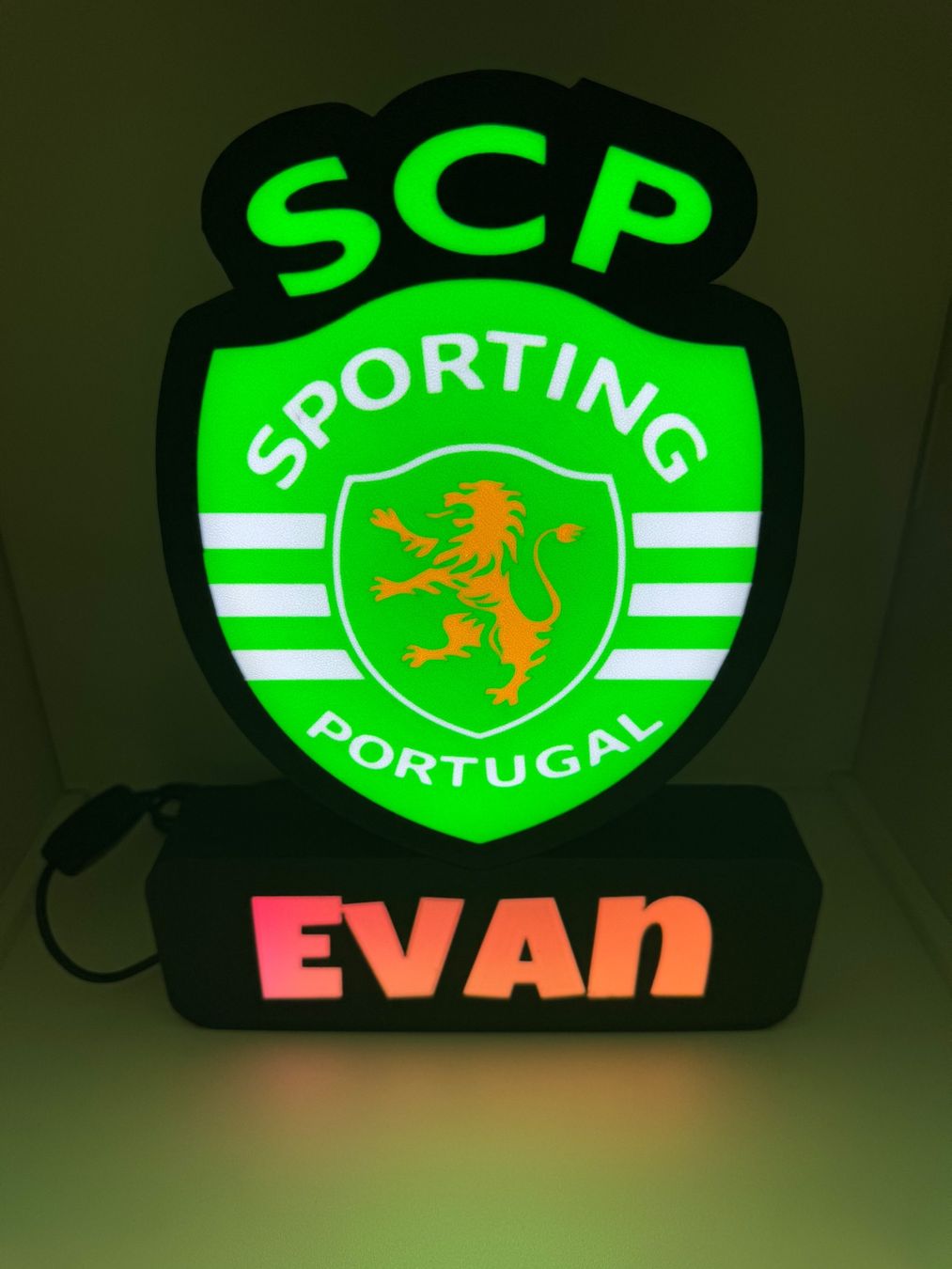 Lampade: Lightbox lampe led SPORTING – Nuovo (secondo la descrizione) da Vicques venduto da PAMB3D 9
