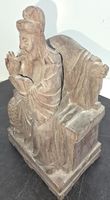 Alte chinesische Statue - Taoistische Gottheit aus Holz