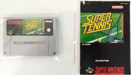 Super Tennis SNES (Super Nintendo) PAL EUR mit Anleitung