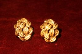 Wunderschöne Ohrclips in Gelbgold (750)