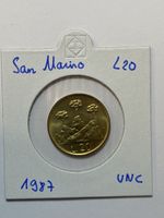 San Marin - 20 lires - 1987 - UNC 